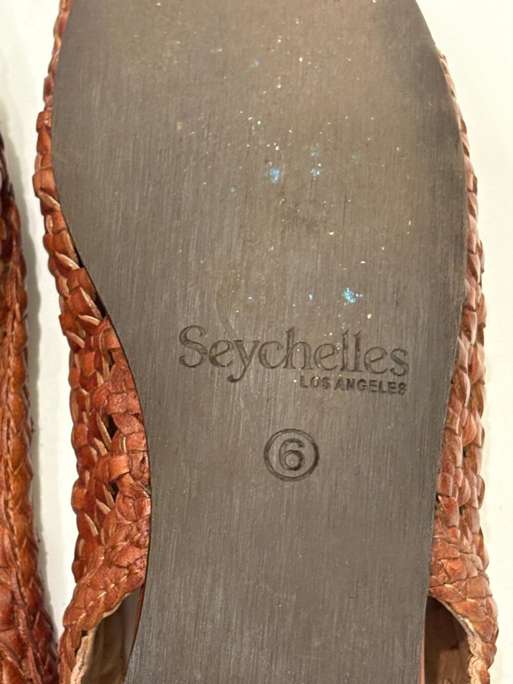 Seychelles Avalon woven leather slingback flats, 6 - Picture 3 of 3